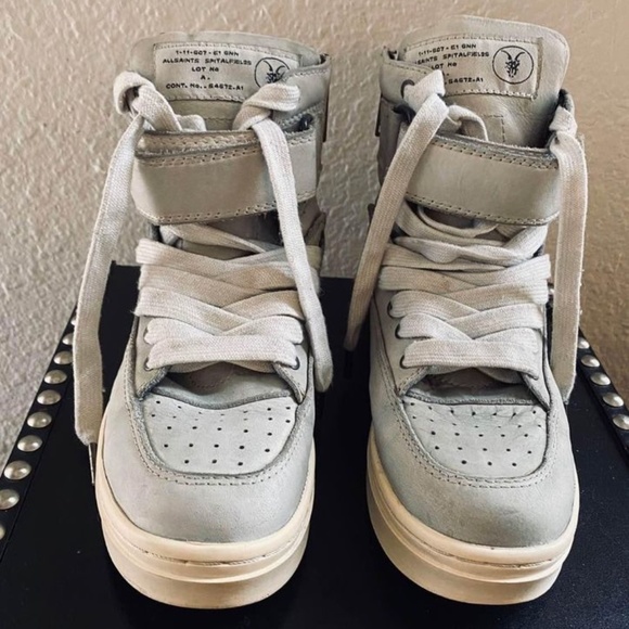 All Saints Leather Sneakers - Picture 2 of 4